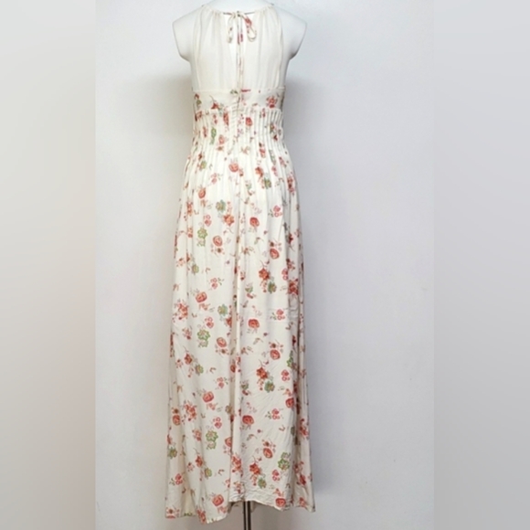 LC Lauren Conrad Floral Pintuck Maxi Dress Women's Size 4 - Picture 4 of 13